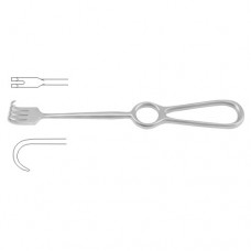 Kocher Retractor 2 Semi Sharp Prongs Stainless Steel, 22 cm - 8 3/4"